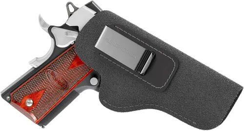 Vista 8 de Pistolera de gamuza IWB, para armas estilo 1911 de varias marcas.