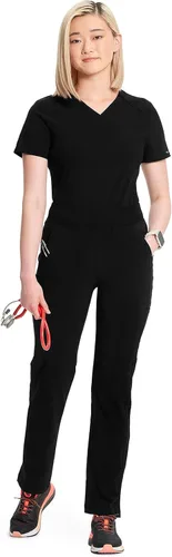 Vista 3 de Infinity Cherokee CK065A - Pantalón médico de enfermería sin cierre para mujer