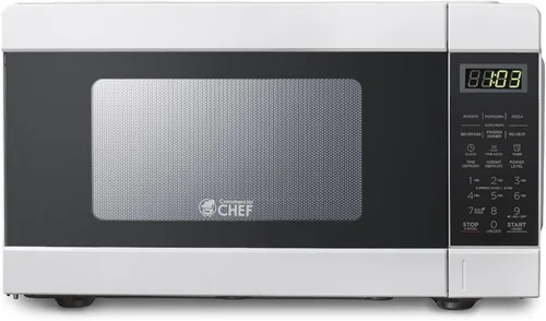Vista 13 de Commercial Chef 0.6 Cu. Ft. Countertop Microwave Oven, CHM660B, Black Negro