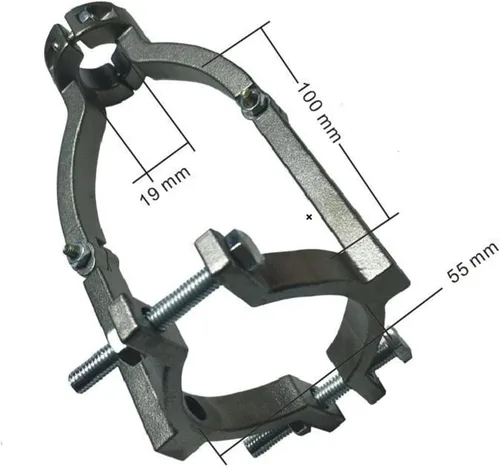 Vista 7 de Adaptador de broca de agujero cuadrado, soporte de adaptador de brocas de agujero cuadrado para carpintería, adaptador de broca de agujero cuadrado