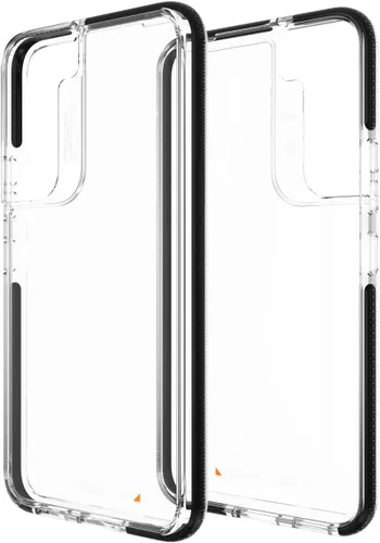Vista 15 de ZAGG Gear4 Milan - Funda azul Aurora - que destaca el material de protección D3O para Samsung Galaxy S22