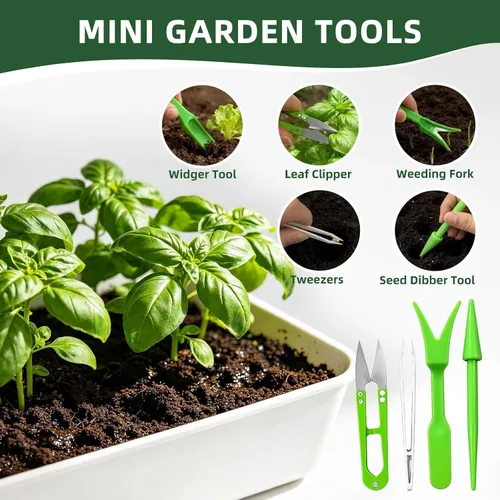 Vista 6 de 35 Medicinal & Tea Herb Seeds Variety Pack for Indoor & Outdoors