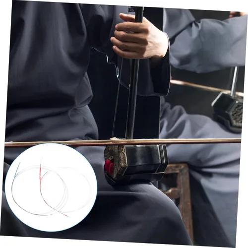 Vista 2 de SUPVOX 15sets Full Erhu Strings Wire Core Wire High Resonance Comfortable Hand Feel Erhu Accessories