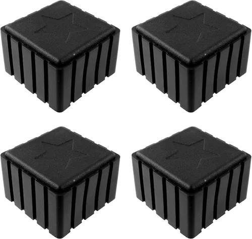 Vista 19 de Mcredy - Tapas para patas de silla, protector de patas de mesa, tamaño interior, 1-1/2 pulgadas x 1-1/2 pulgadas, para patas de muebles cuadradas