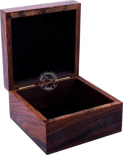 Vista 20 de Urna de madera antigua hecha a mano con grabado del árbol de la vida tallada a mano para mujeres y hombres, joyas Acentos de decoración del hogar