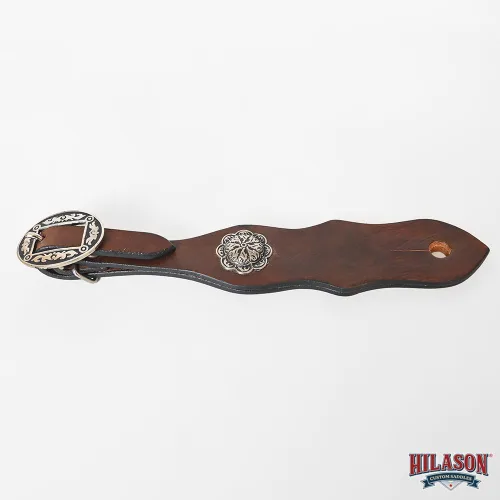 Vista 3 de HILASON Western Horse Tack Quick Change Buckle Slobber Straps Marrón oscuro