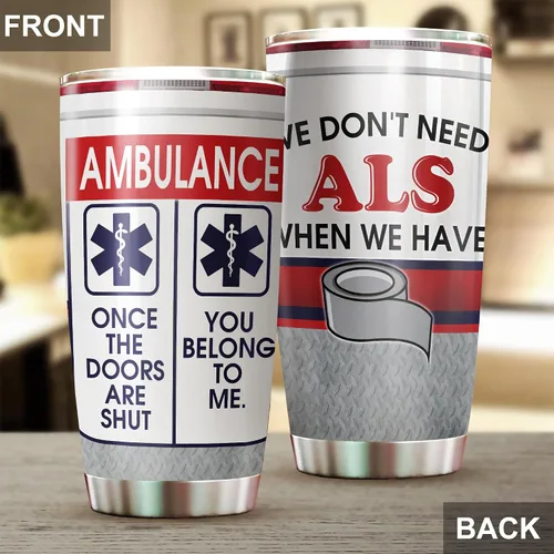 Vista 4 de Regalos EMT para Mujeres - Taza de Acero Inoxidable 20oz, Regalos de Apreciación de la Semana Feliz EMS al Por Mayor para Hombres, Accesorios