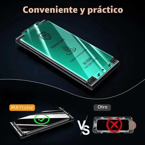 Vista 5 de MAYtobe 2 protectores de pantalla para Samsung Galaxy Note 10 Plus película