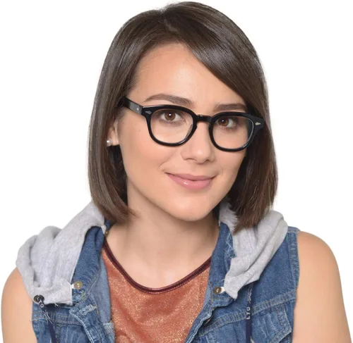 Vista 2 de Verona Love Non Prescription Eyeglasses Frame High End Fashion Eye Wear Clear Vintage Style Glasses Frames For Men and Women VLV46 C001