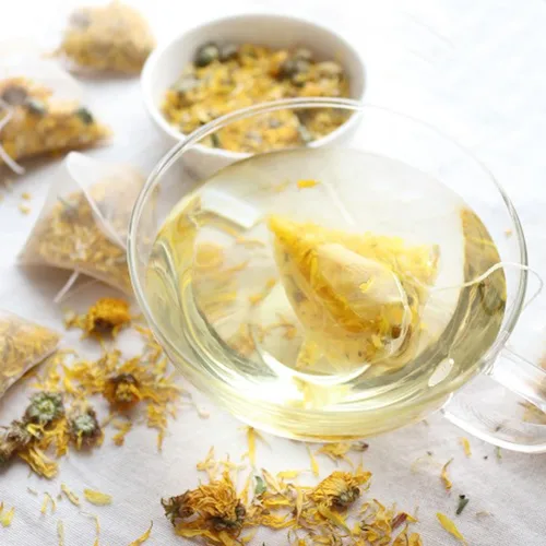 Vista 6 de SONGWON Té de crisantemo 100% coreano, té floral y aromático con 40 bolsas de té (0.02 oz cada una)