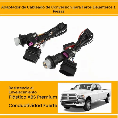 Vista 2 de Adaptador de Cables de Conversión de Faros de Proyector de Fábrica a Reflector Base de Fábrica, Convertidor de Faros de Proyector de Fábrica