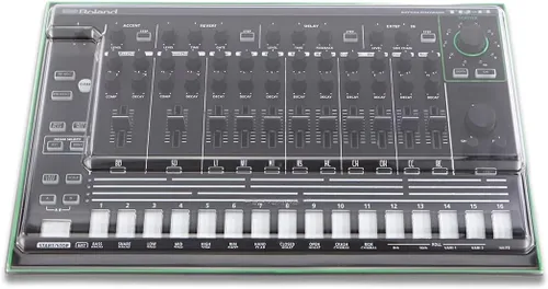 Vista 3 de Decksaver DSS-PC-TR8 - Cubierta de policarbonato resistente a impactos para Roland Aira TR-8