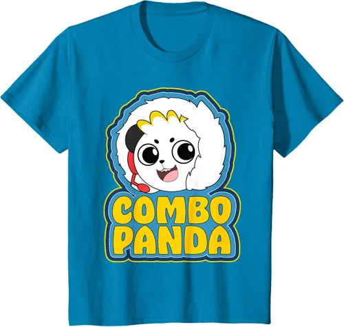 Vista 57 de Ryan's World Arctic Adventures Combo Panda Camiseta, Azul / Patchwork, S Azul Marino