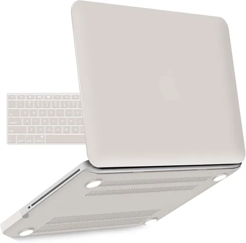 Vista 21 de IBENZER Compatible con MacBook Pro de 13 pulgadas A1278 Release 2012-2008, carcasa rígida de plástico con cubierta de teclado para Apple versión