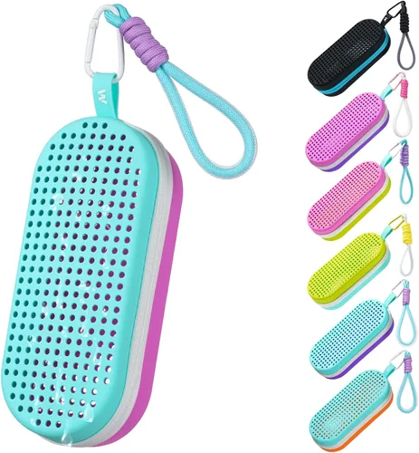Vista 8 de Mgsarbny - Funda protectora de silicona para gafas de natación, con orificio de drenaje para gafas