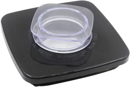 Vista 5 de Anbige Piezas de recambio 5-Cup Square Top Plastic Jar Asamblea con hoja de fusión de 6 puntos, junta, base, tapa. Compatible con licuadoras Oster