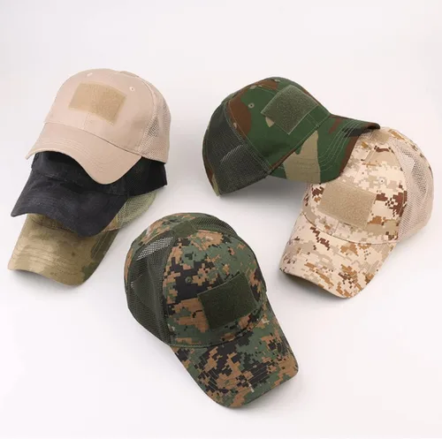 Vista 2 de JupiterGear Sombrero táctico de estilo militar con correa ajustable, transpirable y unisex