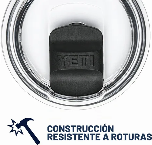 Vista 7 de YETI Rambler - Vaso de acero inoxidable con tapa MagSlider, 20 oz, color cobre.