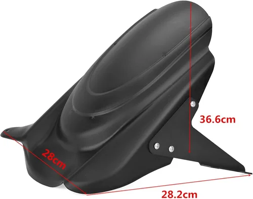 Vista 2 de Protect Wheel - Guardabarros para motocicleta, color negro, funda protectora contra salpicaduras para Kawasaki Versys 650 KLE650 2014 2015-2020