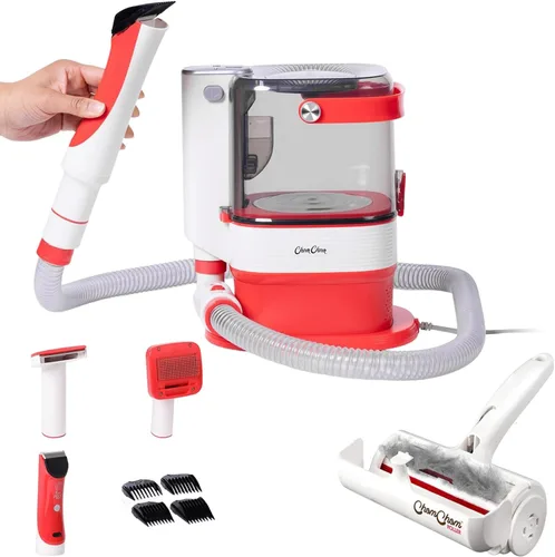 Vista 10 de ChomChom Roller Aspiradora para perros para aseo de pelos – Kit de aseo para perros con cepillo para perros, accesorio para aspiradora de cepillo