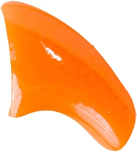 Vista 3 de Paquete de 100 tapas de uñas suaves para garras de gato, color naranja, talla M
