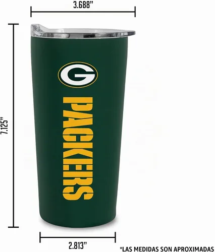 Vista 7 de Rico Industries Vaso de fútbol NFL suave al tacto, fácil agarre