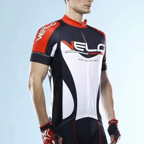 Vista 4 de CATENA Camiseta de ciclismo para hombre, manga corta, para correr, absorbe la humedad, camiseta deportiva para entrenamiento