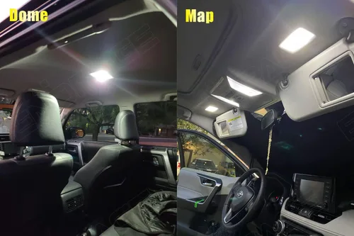 Vista 3 de Kit de 8 piezas de luces LED RAV4 para Toyota RAV4 2006 2007 2008 2009 2010 2011 2012 2013 2014 2015 blanco 6000K paquete de iluminación LED