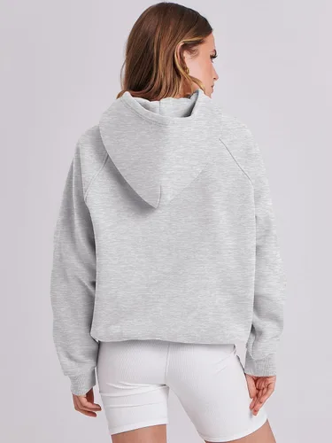 Vista 101 de ANRABESS - Sudaderas con capucha para mujer, sobre talla, de vellón de manga larga, modelo de 2024, para otoño