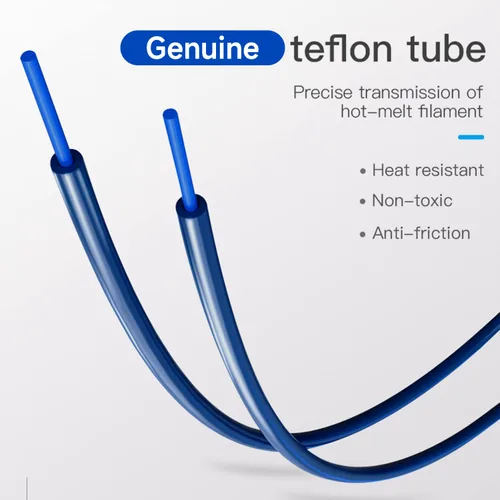 Vista 2 de Creality Tubo oficial Capricorn Bowden de 1 M, soporte de tubo de teflón de PTFE de 0.069 in, resistente al calor, alta lubricación, baja fricción
