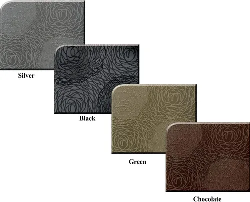 Vista 4 de Royal Hotel Bedding Lexington - Paneles de cortina de jacquard con ojales verdes, 2 paneles, 52 x 96 pulgadas cada uno