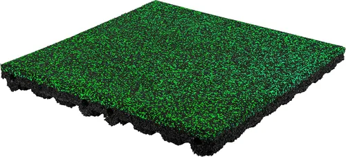 Vista 7 de Playsafer Elevate Azulejos de goma – Azulejos de seguridad de alta densidad entrelazados de alta densidad de 2 pulgadas de grosor para parques