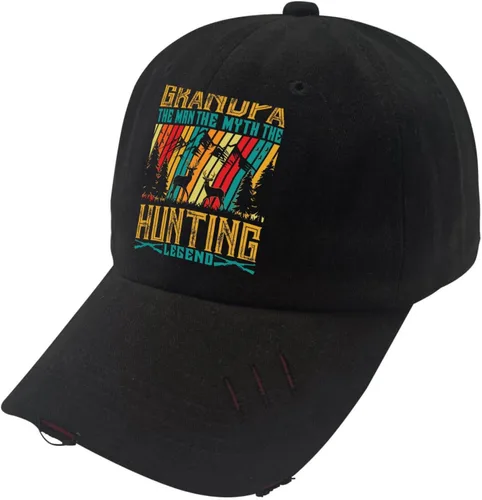 Vista 3 de Dad Hats GGRANDPA The MRN The Myth The Hunting Legend Dad Hat, Graphic Hats for Men