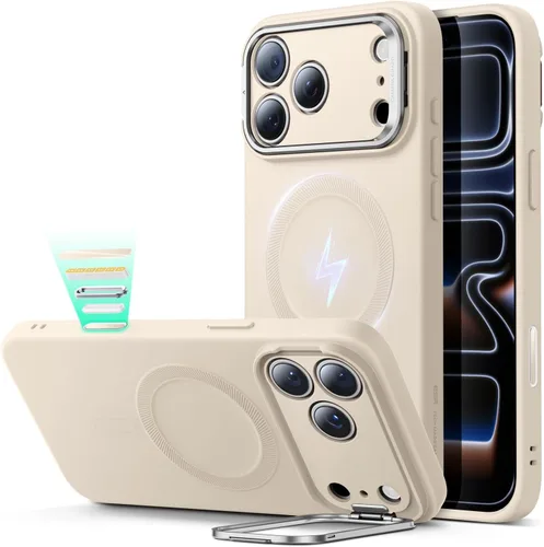 Vista 14 de ESR Funda para iPhone 13 Pro, compatible con MagSafe, protección de grado militar a prueba de golpes, soporte de anillo de cámara integrado, funda
