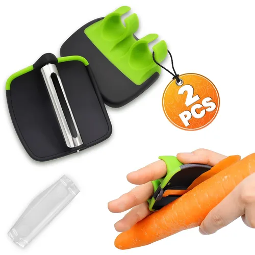 Vista 10 de Pelador de palma para verduras con cuchillas de acero inoxidable de doble