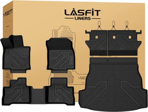 Vista 12 de LASFIT Alfombrillas para Toyota Tacoma 2005-2011 (solo compatible con DoubleCab AutoTran)