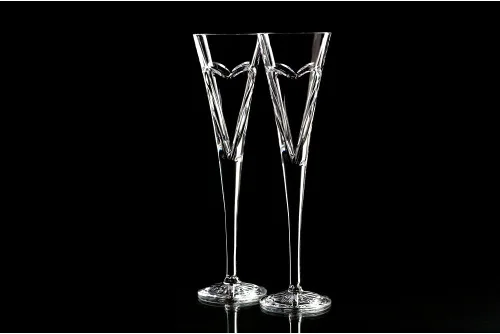 Vista 2 de Waterford Wishes Love & Romance Brindar Flauta Par