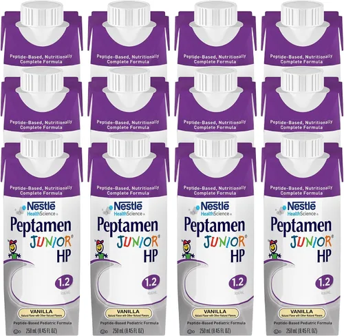 Vista 5 de Peptamen Junior 1.2 hp, fórmula a base de péptidos, vainilla, 8.45 onzas