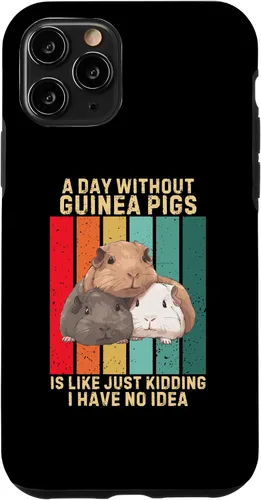 Vista 10 de Funda para iPhone 15 Vintage A Day Without Guinea Pig I Have No Idea