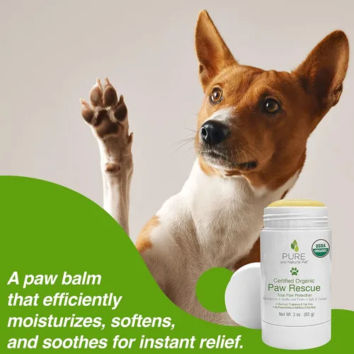 Vista 3 de Bálsamo orgánico certificado por USDA para rescate de patas/patas