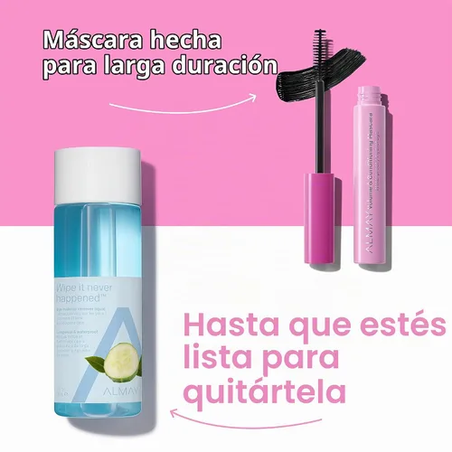 Vista 6 de Almay Líquido removedor de maquillaje de ojos, de larga duración e impermeable, hipoalergénico, libre de crueldad, probado por oftalmólogos, 4 onzas