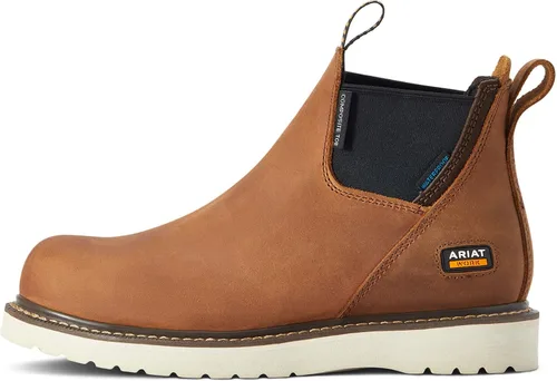 Vista 2 de ARIAT Botas de trabajo Chelsea con cuña de refuerzo impermeable para mujer