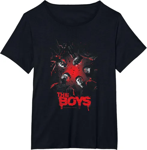 Vista 8 de The Boys The Boys Group Photo Superhero TV Show - Camiseta Negro