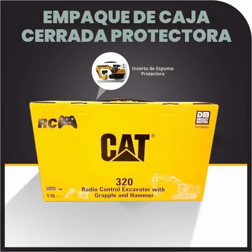 Vista 7 de Diecast Masters DCM/Racemasters 28005 1:16 RC Cat 320 Excavadora hidráulica