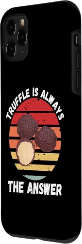 Vista 2 de iPhone 11 Pro Vintage Truffle Is Always The Answer Retro Food Lover Case