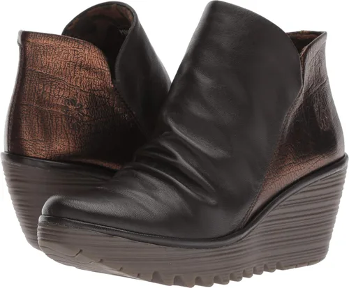 Vista 17 de Botas Yip para mujer de FLY London. Negro (black Mousse)