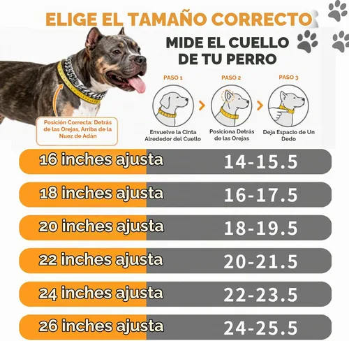 Vista 3 de txprodogchains Collar de cadena de perro grande con hebilla, fuerte y resistente, de 32 mm de grosor, collar de eslabones cubanos de acero