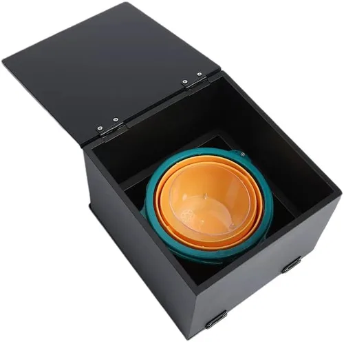 Vista 3 de SUMAG El pecho negro Trucos de magia Escenario Accesorios de magia Gimmick Ilusiones Espectáculo de magia profesional Magia