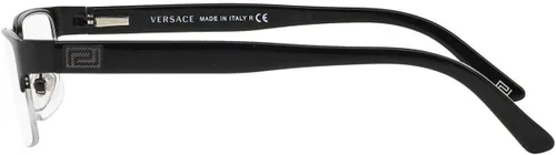 Vista 3 de Versace womens Eyeglasses Rectangular Prescription Eyewear Frames Negro mate