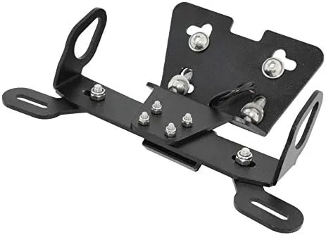 Vista 6 de Soporte de matrícula para guardabarros trasero, marco de matrícula con luz LED para Yamaha XJ6/DIVERSION/F XJ6N XJ6F XJ6S FZ6R FZ-6R 2009 2010 2011